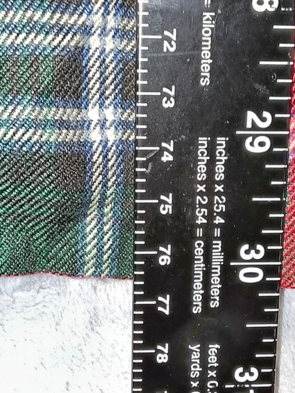 Vintage Susan Bristol Tartan Plaid Pleated Skirt Women's 8P Preppy Academia - Picture 6 of 6